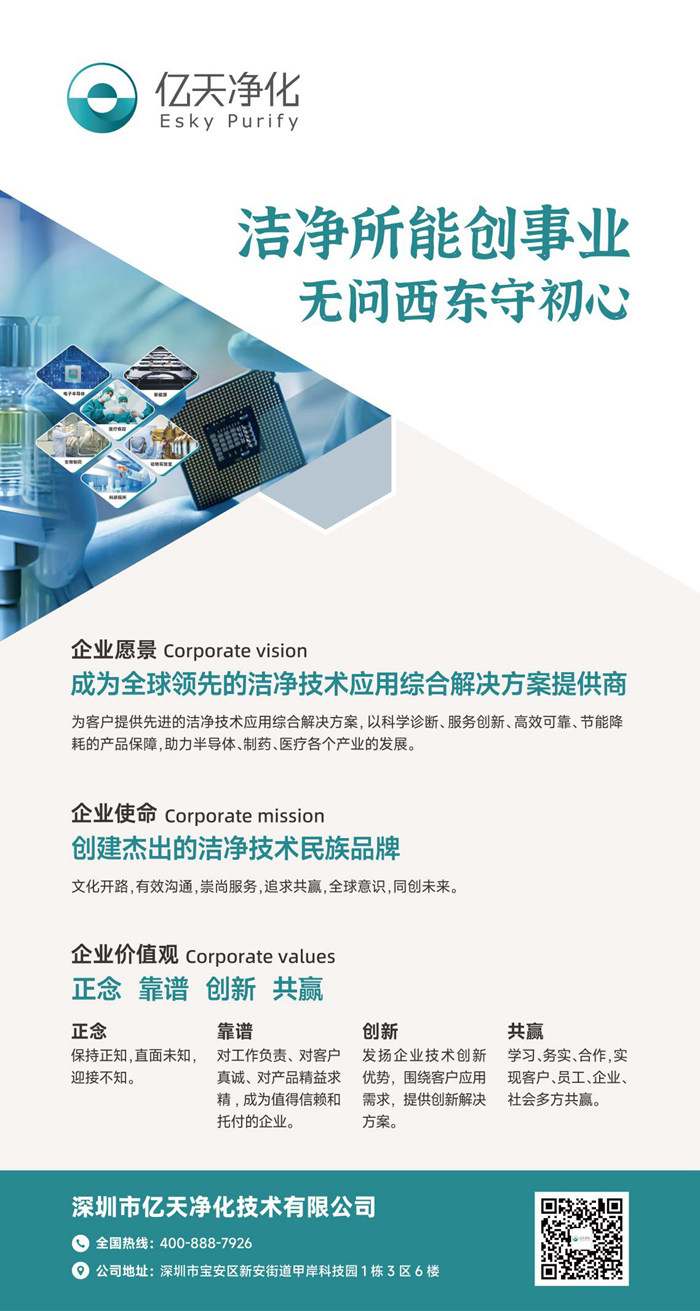 潔凈所能創事業，無問西東守初心！億天凈化企業文化煥新升級！